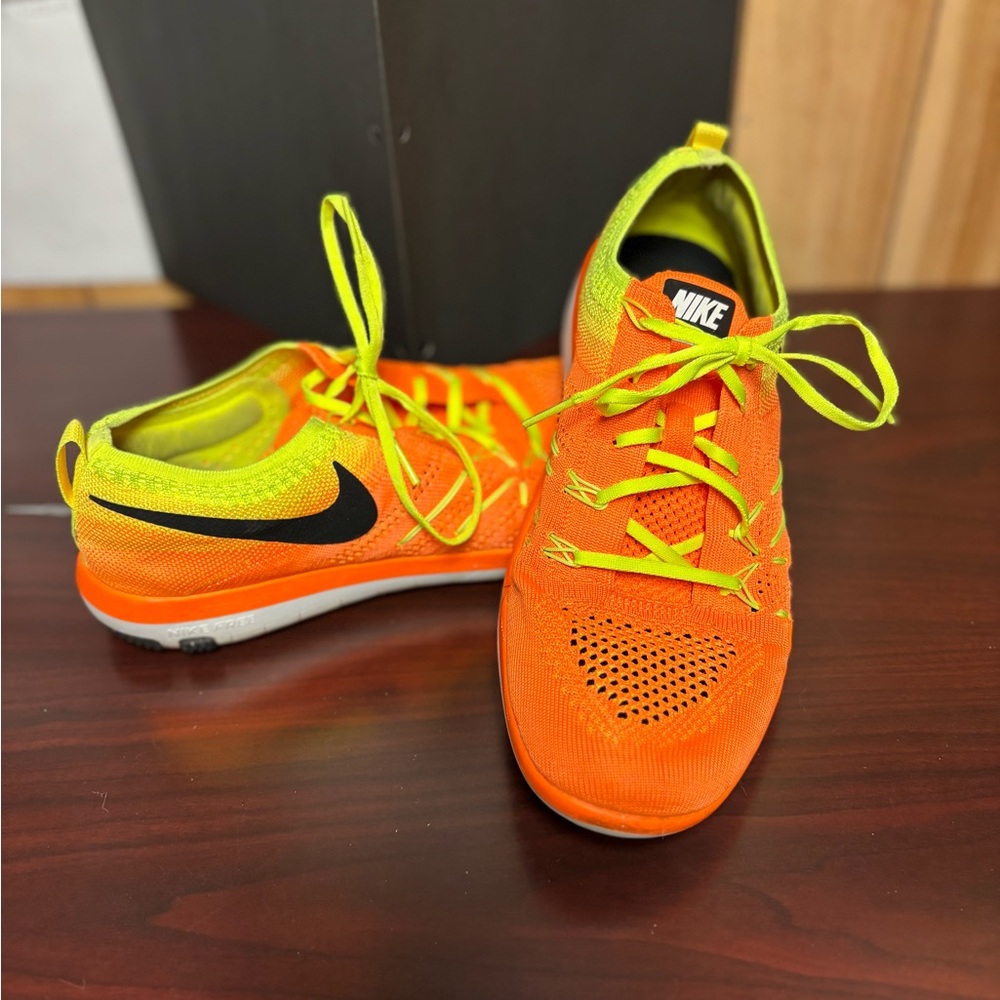 Nike Flyknit athletic shoes